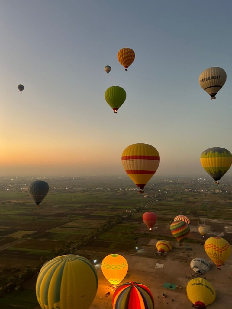 Hot Air Balloon Ride in Luxor Sunrise